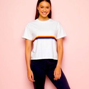 John Galt my Brandy Melville Rainbow Chest Stripe
